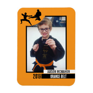 Karate Belt Achievement Flexibele Fotomagneet Magneet