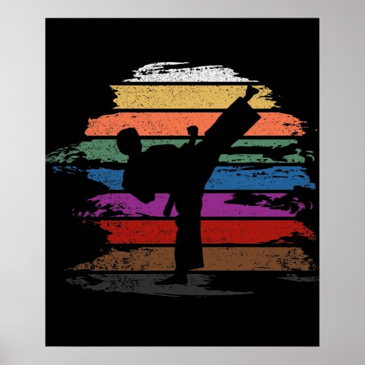 Karate Belt Colors Poster (Voorkant)