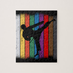 Karate Belt Colors Silhouette Legpuzzel
