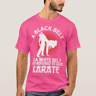 Karate Belt Shirt Karate Silhouette T Shirt Martia