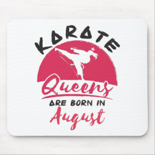 Karate Birthday August Women Girls Ladies Muismat