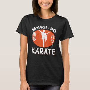 Karate Black Belt Gi Uniform Myagi do Karate T-shirt
