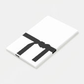 Karate Black Belt Post-it® Notes (Schuin)
