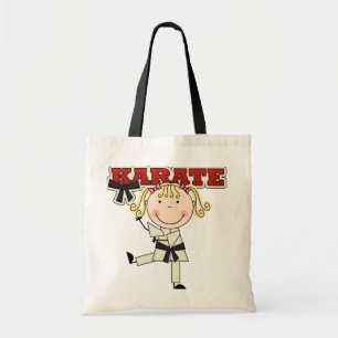 KARATE - Blond Girl T-shirts en cadeautjes Tote Bag