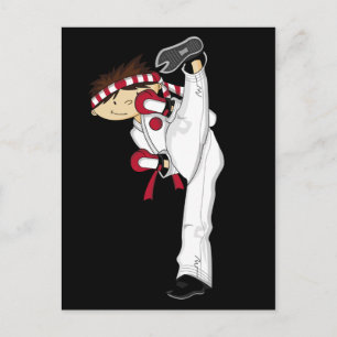 Karate Boy Briefkaart