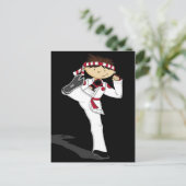 Karate Boy Briefkaart (Staand voorkant)