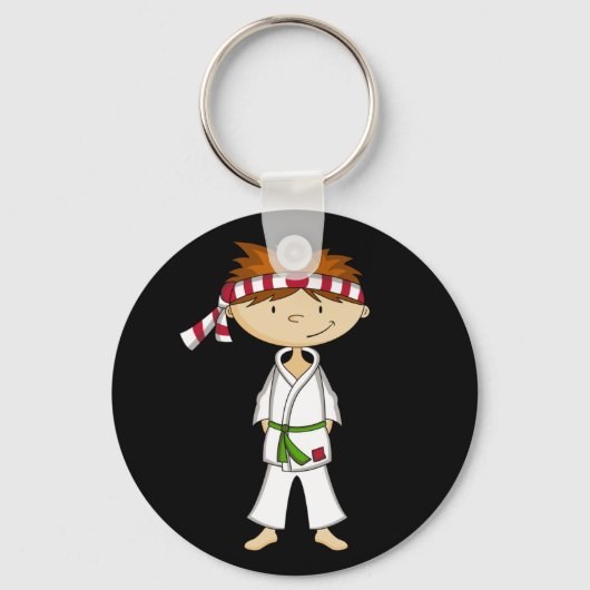 Karate Boy Sleutelhanger (Voorkant)