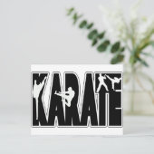 KARATE BRIEFKAART (Staand voorkant)
