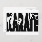 KARATE BRIEFKAART (Voorkant / Achterkant)