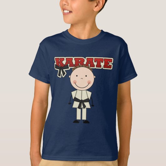 KARATE - Brunette Boy T-shirts en cadeautjes (Voorkant)