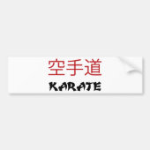 Karate Bumpersticker (Voorkant)