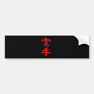 karate bumpersticker