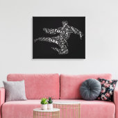 Karate Canvas Afdruk (Insitu (Woonkamer))