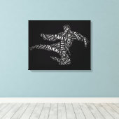 Karate Canvas Afdruk (Insitu (Houten vloer))