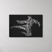 Karate Canvas Afdruk (Voorkant)