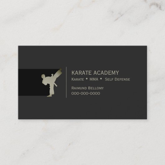 Karate Carte de visite (Devant)
