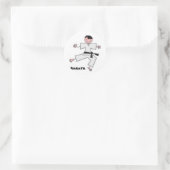 Karate Cartoon Sticker (Tas)