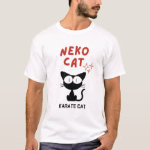 KARATE CAT BLACK CAT NEKO
