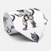 Karate Cat Cravate (Roulé)