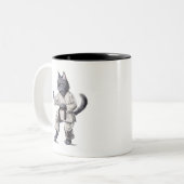 Karate Cat Stance Mug (Devant gauche)