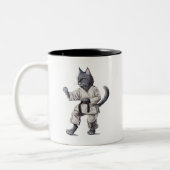 Karate Cat Stance Mug (Gauche)