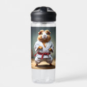 **"Karate Champion: The Fearless Guinea Pig"** Waterfles (Voorkant)