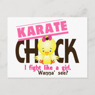Karate Chick 1 Briefkaart
