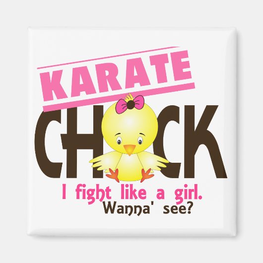 Karate Chick 1 Magneet (Voorkant)
