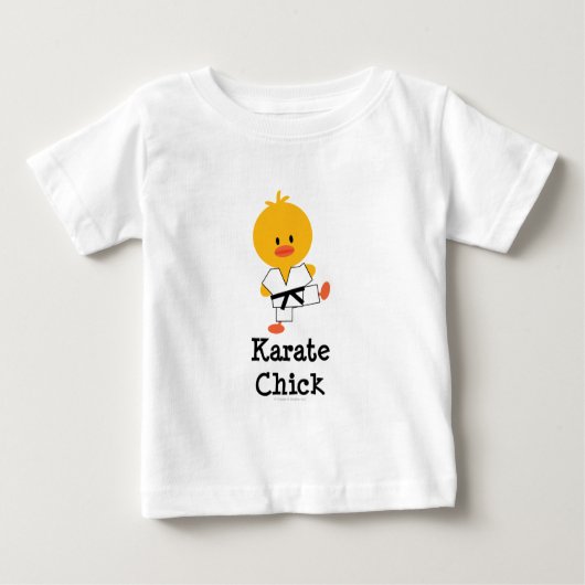 Karate Chick Baby T-shirt (Voorkant)