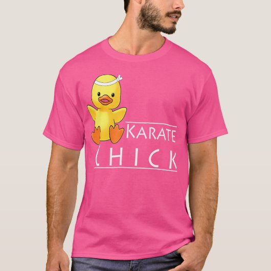 Karate Chick - Grappig Karate Shirt (Voorkant)