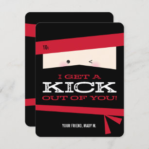 Karate Classroom Valentijn Kaart