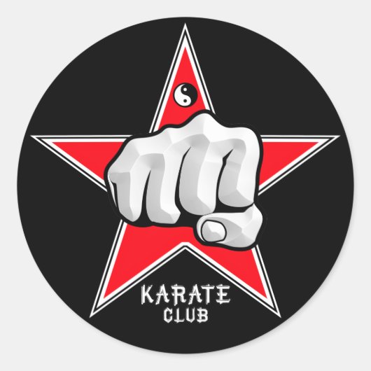 Karate Club Sticker (Voorkant)