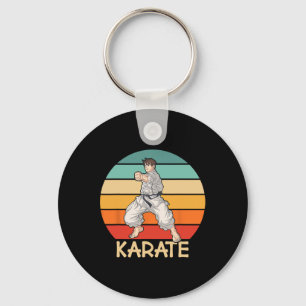 Karate Cool Karatevechter Maakt Stomp In Karate Sleutelhanger