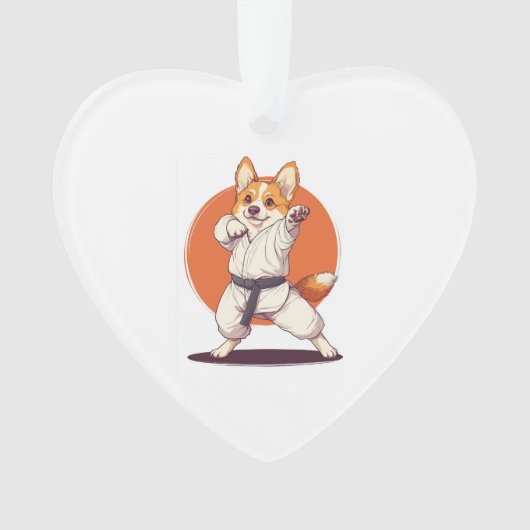 Karate Corgi � Chien d'Arts Martiaux (devant)