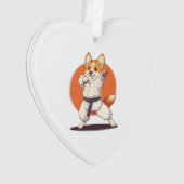 Karate Corgi � Chien d'Arts Martiaux (devant)