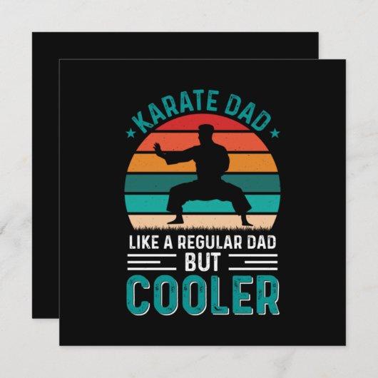 Karate Dad Kaart (Voorkant / Achterkant)