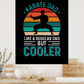 Karate Dad Poster (Keuken)