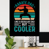 Karate Dad Poster (Thuiskantoor)
