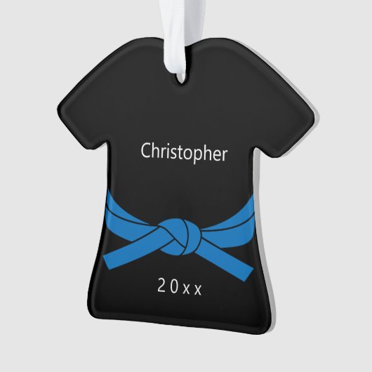 Karate de ceinture bleue (devant)