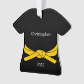 Karate de ceinture jaune personnalisé (devant)