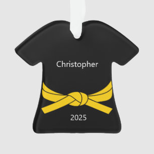 Karate de ceinture jaune personnalisé