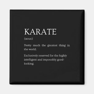 Karate Definitie - Grappige Sarcastische Karate Ui Magneet