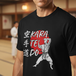 Karate Do - T-Shirt Karateka Kanji Japonais