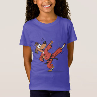 Karate Dog in Action - Grappige Martial Arts Carto T-shirt