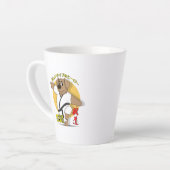 Karate Dog | Latte Mug (Angle gauche)