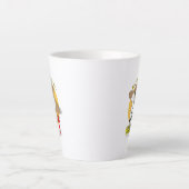 Karate Dog | Latte Mug (Devant)