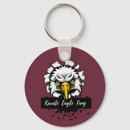 Karaté Eagle Fang T-Shirt keramische sierdraad P Sleutelhanger