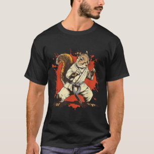 Karate Eekhoorn Taekwondo MMA Eekhoornliefhebber T-shirt