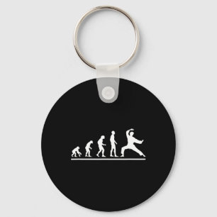 Karate-evolutie Karate Klap Mannen Grappige Karate Sleutelhanger