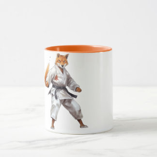 Karate Fox mug Mok